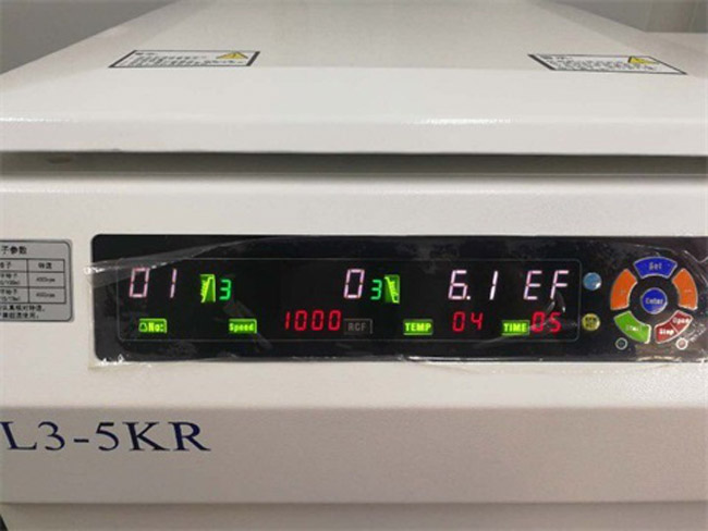 醫(yī)用離心機(jī)如果遇到EF顯示該怎么處理