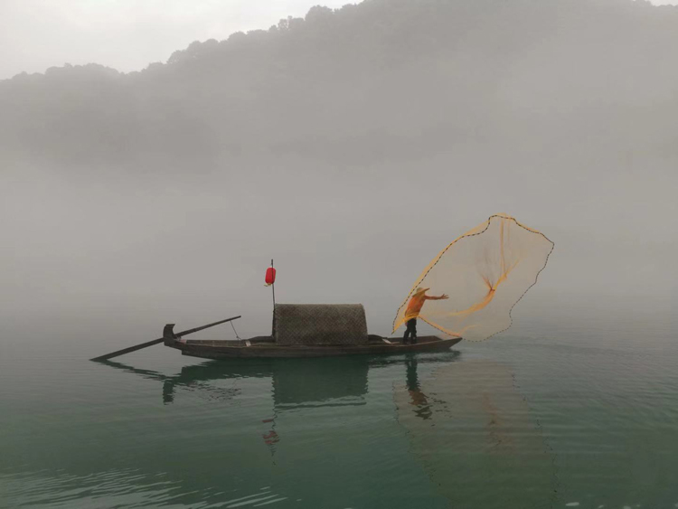 東江湖撒網 東江湖撒網